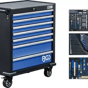 Werkstattwagen XL 7 Schubladen mit 301 Werkzeugen